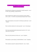 CEN Questions and answers correctly solved 2026 QUESTIONS AND ANSWERS RATED A LATEST UPDATE 2026