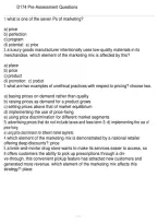 WGU D174 Marketing Management Study Guide &vert; Exam Prep&comma; Key Concepts & Practice Questions