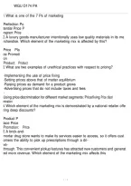  WGU D174 Marketing Management PA Study Guide &vert; Performance Assessment Preparation