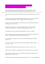 HCD 303 Exam &lpar;6&period;2&colon; Homework&rpar; Questions and Answers&period;
