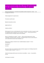 HCD303 Exam &lpar;Study Materials&rpar; Questions Well Answered 2026-2027 Updated&period;