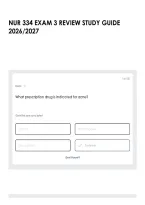 Nur 334 Exam 3 Review Study Guide 2026&sol;2027