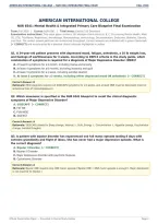 NUR 6541 Comprehensive Final Exam Fall 2026 &vert; American International College &vert; 150 Exam Questions with Correct Answers & Detailed Rationales &vert; FNP Advanced Practice Nursing