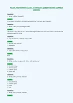 Pillar Preparation &lpar;Exos&rpar; Studyguide Questions And Correct&NewLine;Answers