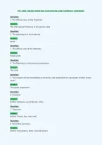 Pit And Creed Updated Questions And Correct Answers