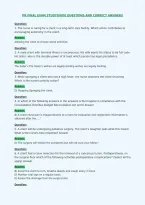 Pn Final Exam Studyguide Questions And Correct Answers
