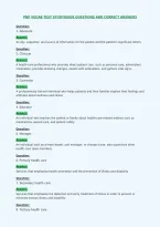 Pnp Vocab Test Studyguide Questions And Correct Answers
