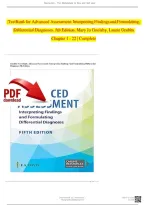 ADVANCED ASSESSMENT&colon; INTERPRETING FINDINGS AND FORMULATING DIFFERENTIAL DIAGNOSES 5th Edition by Goolsby test bank is not a book but rather exam practice questions and answers&NewLine;