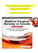 Test Bank for Lewis&rsquo;s Medical-Surgical Nursing in Canada 4th Edition by Jane Tyerman and Shelley Cobbett &ndash; 2026 Updated Medical-Surgical Nursing Study Guide and Practice Questions