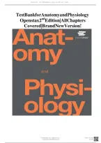 Test Bank For Anatomy and Physiology&lbrace; 2nd Edition&rcub; by OpenStax&comma;&vert; All Chapters Included &vert; Verified Answers &vert; Latest Edition&NewLine;