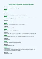 Turf 101 Updated Questions And Correct Answers