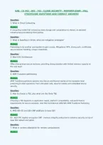 Uab - Cs 443 - 643 - 743 - Cloud Security - Midterm Exam - Fall&NewLine;Studyguide Questions And Correct Answers