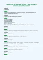 University Of Cincinnati Nurs 8002 Quiz 1 &lpar;Mod 1-3&rpar; Updated&NewLine;Questions And Correct Answers