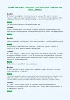 Urinary Tract Infection Exam 1 Study Studyguide Questions And&NewLine;Correct Answers