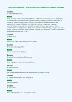Uta Nurs 5334 Quiz 2 Studyguide Questions And Correct Answers