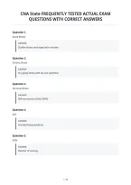 Cna State Frequently Tested Actual Exam&NewLine;Questions With Correct Answers