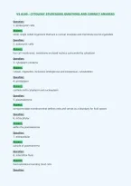 Vs 6100 - Cytology Studyguide Questions And Correct Answers