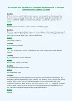W7 Nursing Application - Nutrition And Biliary Health Studyguide&NewLine;Questions And Correct Answers