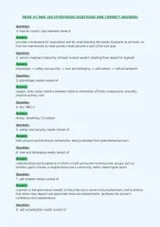 Week &num;2 Nur 100 Studyguide Questions And Correct Answers