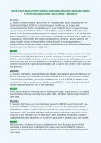 Week 2 Bsn 425 Foundations Of Nursing Care For The Older Adult&NewLine;Studyguide Questions And Correct Answers
