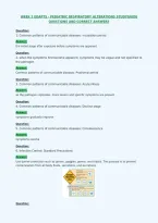 Week 2 Edapts - Pediatric Respiratory Alterations Studyguide&NewLine;Questions And Correct Answers