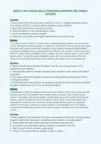 Week 6 170A Clinical Skills Studyguide Questions And Correct&NewLine;Answers
