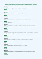 Wellness Therapies Studyguide Questions And Correct Answers