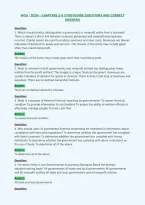 Wgu - D250 - Chapters 2-6 Studyguide Questions And Correct&NewLine;Answers