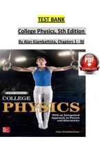 Test Bank for College Physics&comma; 5th Edition&NewLine;