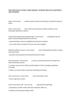Nurs 300 Exam &num;2 Study Guide 2026&sol;2027 &vert; Nursing Practice Questions And Answers