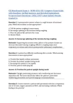 CJE Benchmark Exam 2 &ndash; NURS 3251 CJE  Complete Exam Guide with Questions&comma; Verified Answers&comma; and Detailed Explanations&vert; Frequent Exam Questions &vert; 2026&sol;2027 Latest Update&vert; Aleeady Graded A&plus;
