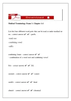  Medical Terminology Exam 1 Chapters 1&ndash;4 PDF &ndash; Study Guide & Practice Questions