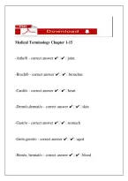 Medical Terminology Chapters 1&ndash;15 PDF &ndash; Complete Study Guide & Exam Prep