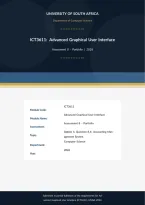 ICT3611 Assessment 8 Portfolio &lpar;Option 4 Accounting Management System&rpar; Due 2026