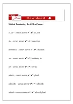 Medical Terminology &ndash; Davi-Ellen Chabner Study Guide PDF &vert; Exam Revision