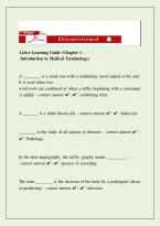 Chapter 1 Active Learning Guide &ndash; Introduction to Medical Terminology PDF