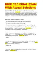 Bio 210 &lpar;Genetics&rpar; Final Exam With Updated Questions And Answers&period;