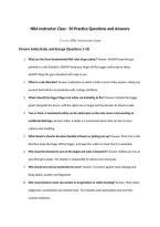 NRA Instructor Class - 50 Practice Questions and Answers