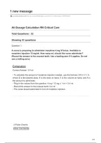 ATI RN Critical Care Dosage Calculation &ndash; Nursing Math Practice Questions and Answers Study Guide