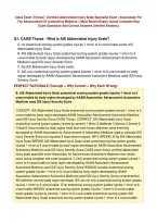 Caiss Exam &lpar;Thorax&rpar; &vert; Certified Abbreviated Injury Scale Specialist Exam &vert; Association For&NewLine;The Advancement Of Automotive Medicine &vert;&vert; Most Recent Exam&vert;&vert; Actual Complete Real&NewLine;Exam Questions And Correct Answers &lpar;Verified Answers&rpar;