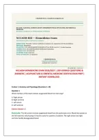 Nccaom Biomedicine Exam 2026&sol;2027 &vert; 100 Verified Questions & &NewLine;Answers &vert; Acupuncture & Oriental Medicine Certification Prep &vert; &NewLine;Instant Download &period;