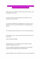 Maryville NURS 611 Exam 2 QUESTIONS WITH COMPLETE SOLUTIONS 100 Correct Answers Verified A Graded