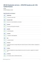 NR 503 Chamberlain mid term &ndash; UPDATED Questions with 100&percnt;&NewLine;Verified Answers