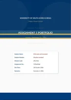 AFL1501 Assignment 5 Portfolio 2026 Semester 2 Due 28 October 2026