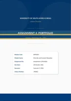 DPP1501 Assignment 4 2026 Portfolio Semester 2 Due 28 October 2026