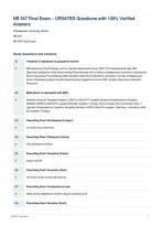 NR 547 Final Exam &ndash; UPDATED Questions with 100&percnt; Verified&NewLine;Answers
