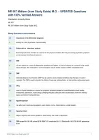 NR 547 Midtern &lpar;from Study Guide&rpar; M&period;G&period; &ndash; UPDATED Questions&NewLine;with 100&percnt; Verified Answers
