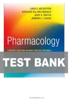 TEST BANK FOR Pharmacology&colon; A Patient-Centered Nursing Process Approach 12th Edition by Linda E&period; McCuistion&comma; Mary B&period; Winton ISBN&colon;978-0443115257 COMPLETE GUIDE WITH RATIONALES 100&percnt; VERIFIED A&plus; GRADE ASSURED&excl;&excl;&excl;&excl;&excl;