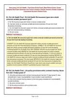 New Jersey Life And Health - Final Exam Actual Exam&vert;&vert; Most Recent Exam&vert;&vert; Actual&NewLine;Complete Real Exam Questions And Correct Answers &lpar;Verified Answers&rpar; Already Graded A&plus;&NewLine;&vert; Guaranteed Success&excl;&excl; Newest Exam