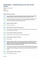 NR 568 Midterm &ndash; UPDATED Questions with 100&percnt; Verified&NewLine;Answers